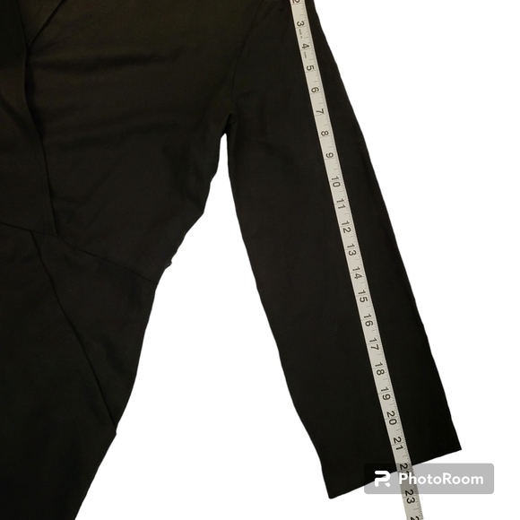 A Piece Apart Size 4 Solid Black Jumpsuit Wide Baggy Linen Blend Lagenlook - Picture 13 of 13